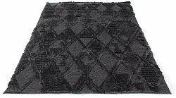 Alfombras de pelo largo - Rostock (negro)