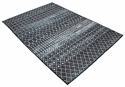 Alfombra Wilton - Stella (negro/blanco)