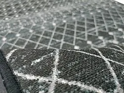 Alfombra Wilton - Stella (negro/blanco)