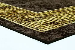 Alfombra Wilton - Tilos (negro/dorado)