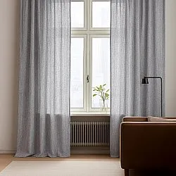 Cortinas - Cortinas de lino Cosmina (gris)