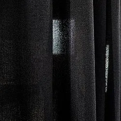 Cortinas - Cortinas de lino Cosmina (negro)