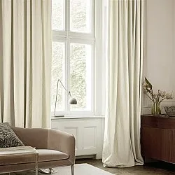 Cortinas - Cortinas de lino Melania (beige)