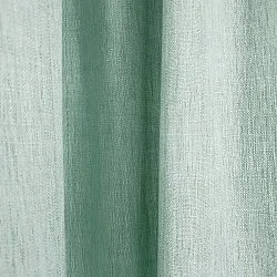 Cortinas - Cortinas de lino Melania (turquesa claro)