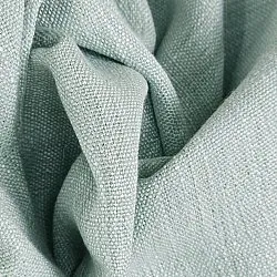 Cortinas - Cortinas de lino Melania (turquesa claro)