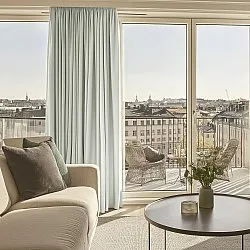 Cortinas - Cortinas apagadas Octavia (beige claro)