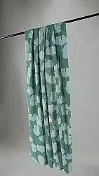 Cortinas - Cortina de algodón Abril (verde oscuro)