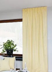 Cortinas - Cortina de algodón Merja (amarillo)