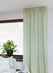 Cortinas - Cortina de algodón Satu (verde)