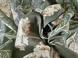 Cortinas - Cortina de algodón - Dorthe (verde)