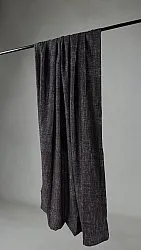 Cortinas - Cortinas de lino Alecia (gris oscuro)