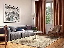 Cortinas - Cortinas de lino Lilou (rojo)
