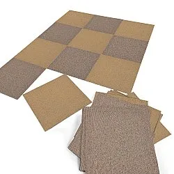 Moqueta - Almeria Losetas textiles 24 uds. (beige)