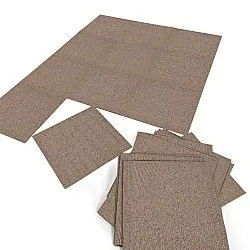 Moqueta - Almeria Losetas textiles 24 uds. (marrón)