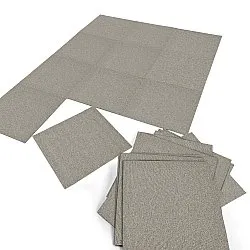 Moqueta - Almeria Losetas textiles 24 uds. (gris)