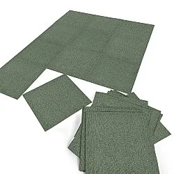 Moqueta - Almeria Losetas textiles 24 uds. (verde)