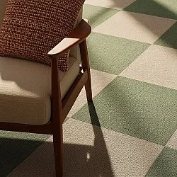 Moqueta - Almeria Losetas textiles 24 uds. (verde)