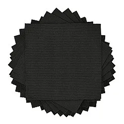 Moqueta - Almeria Losetas textiles 24 uds. (negro)