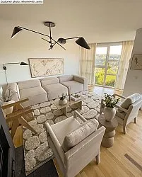 Alfombras de pelo largo - Fondi (beige)