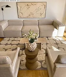 Alfombras de pelo largo - Fondi (beige)