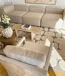 Alfombras de pelo largo - Fondi (beige)