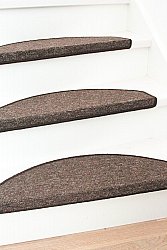 Alfombra de escalera - Camp 28 x 65 cm (mörkbrun)