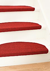 Alfombra de escalera - Salvador 28 x 65 cm (röd)