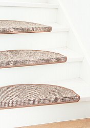 Alfombra de escalera - Bryssel 28 x 65 cm (ljusbrun)