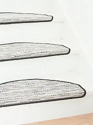 Alfombra de escalera - Bryssel 28 x 65 cm (ljusbeige)