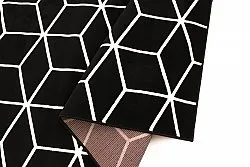 Alfombra Wilton - Florence Square (negro)