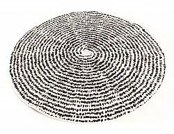 Alfombras redondeadas- Brussels Swirl (negro)
