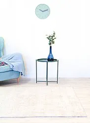 Alfombra de seda de bambú - Faliraki (gris claro)