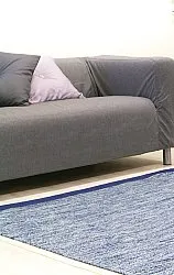 Alfombra de algodón - Slite (azul)