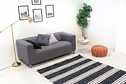 Alfombra de algodón - Kajsa (negro)