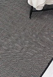 Alfombra de algodón - Marina (negro)