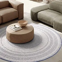Alfombras redondeadas - Indoor/Outdoor Angus (azul)