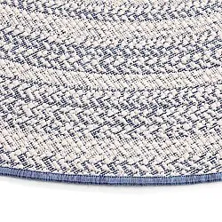 Alfombras redondeadas - Indoor/Outdoor Angus (azul)