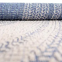 Alfombras redondeadas - Indoor/Outdoor Angus (azul)