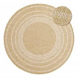 Alfombras redondeadas - Indoor/Outdoor Angus (naturaleza)