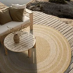 Alfombras redondeadas - Indoor/Outdoor Angus (naturaleza)