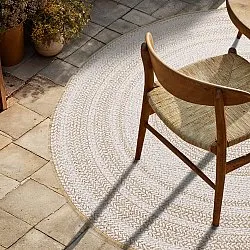 Alfombras redondeadas - Indoor/Outdoor Angus (naturaleza)