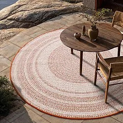 Alfombras redondeadas - Indoor/Outdoor Angus (rojo)
