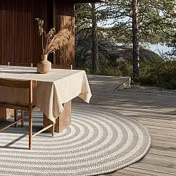 Alfombra ovalada - Indoor/outdoor Leander (beige)