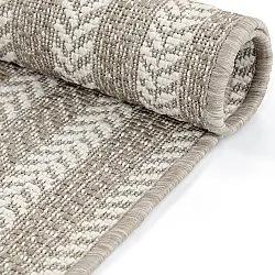 Alfombra ovalada - Indoor/outdoor Leander (beige)