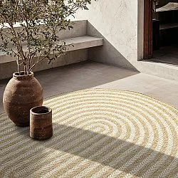 Alfombra ovalada - Indoor/outdoor Leander (naturaleza)