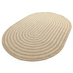 Alfombra ovalada - Indoor/outdoor Leander (naturaleza)