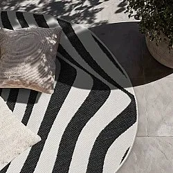 Alfombras de Interior/Exterior - utomhusmatta - Remina (negro/blanco)