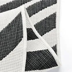 Alfombras de Interior/Exterior - utomhusmatta - Remina (negro/blanco)