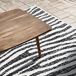 Alfombras de Interior/Exterior - utomhusmatta - Vaura (negro/blanco)