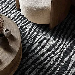 Alfombras de Interior/Exterior - utomhusmatta - Vaura (negro/blanco)